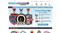 Desktop Screenshot of custommedalsplus.com